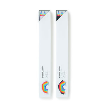 Rainbow Pencils 3pk - White