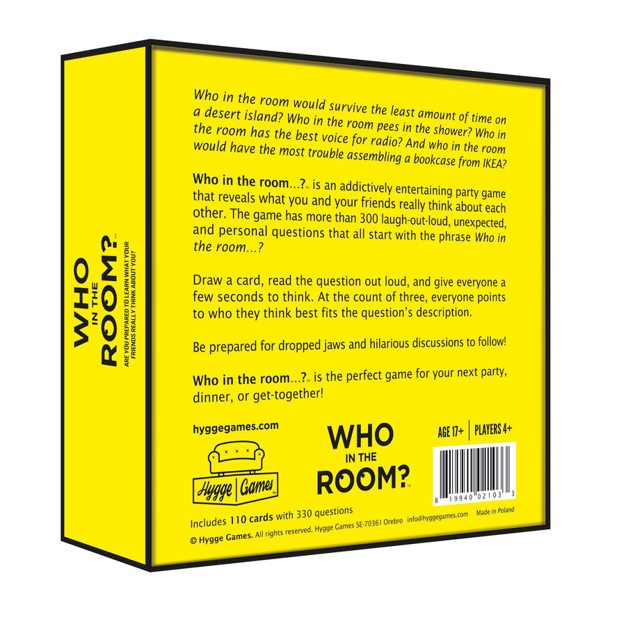 Card Game - Who in the room?