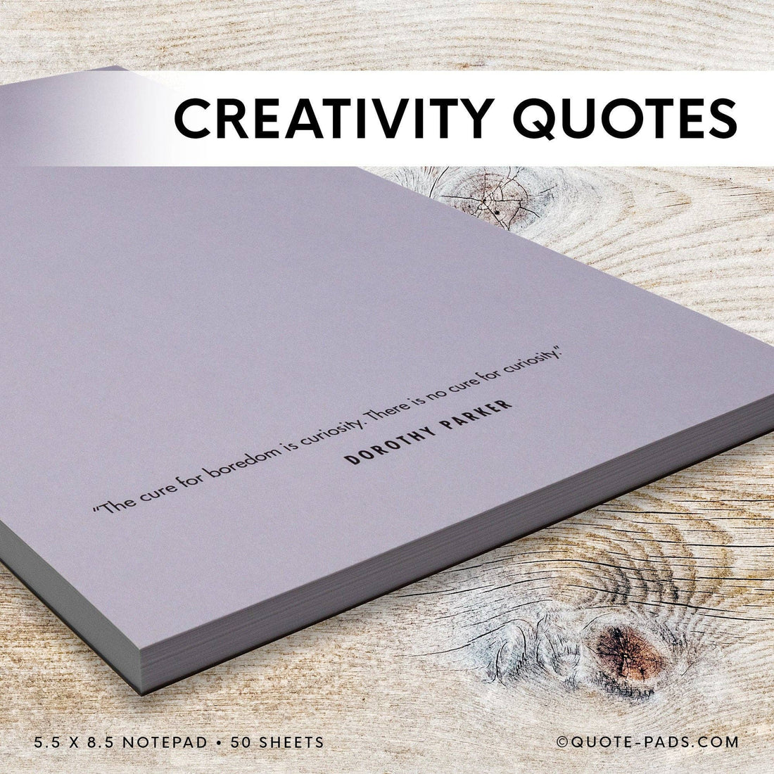 50 Creativity Quotes Notepad