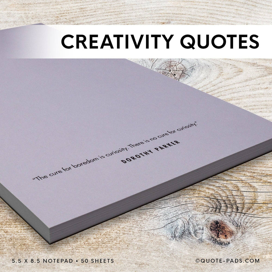 50 Creativity Quotes Notepad