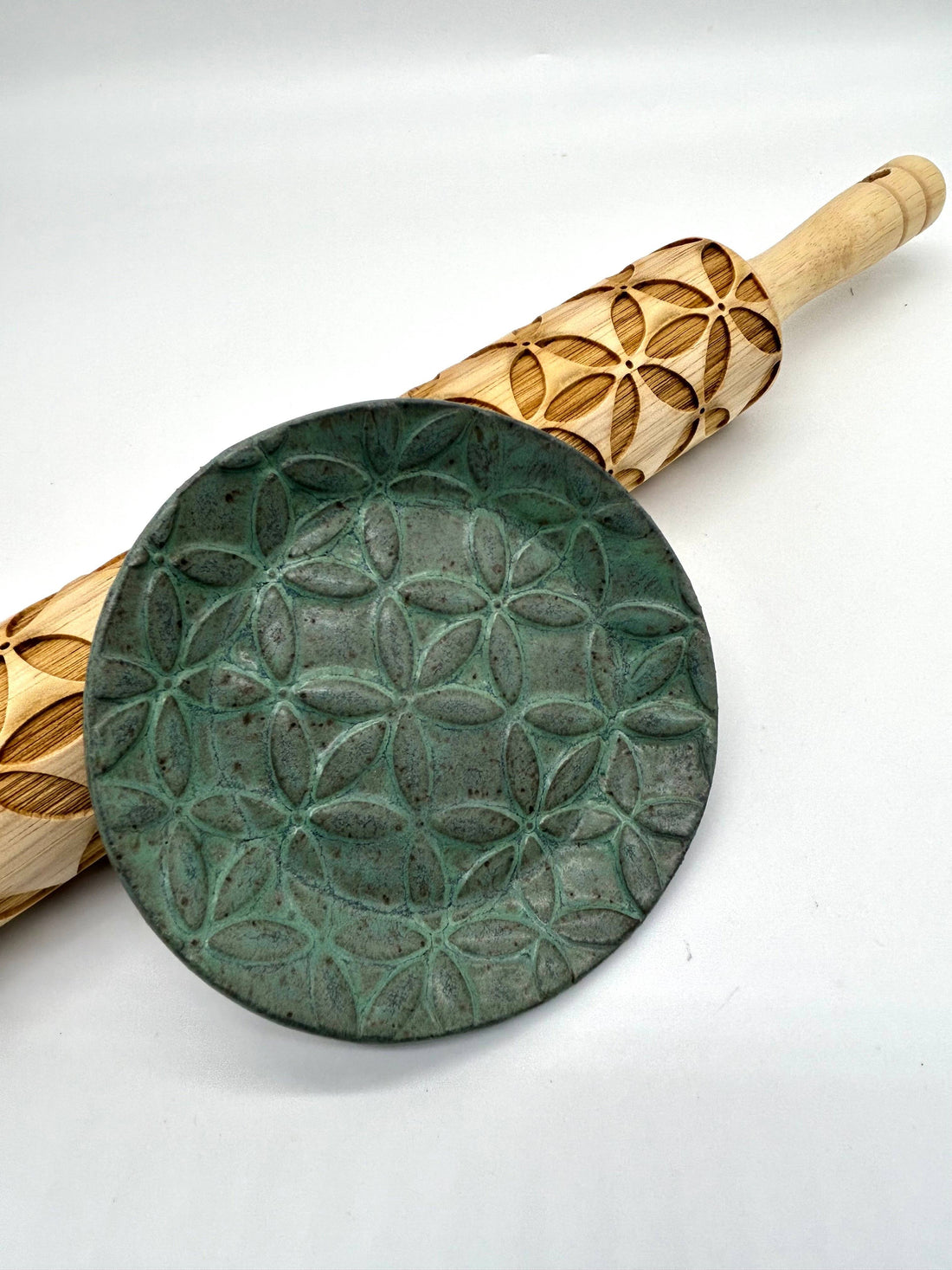 Orange Peel Embossed Rolling Pin