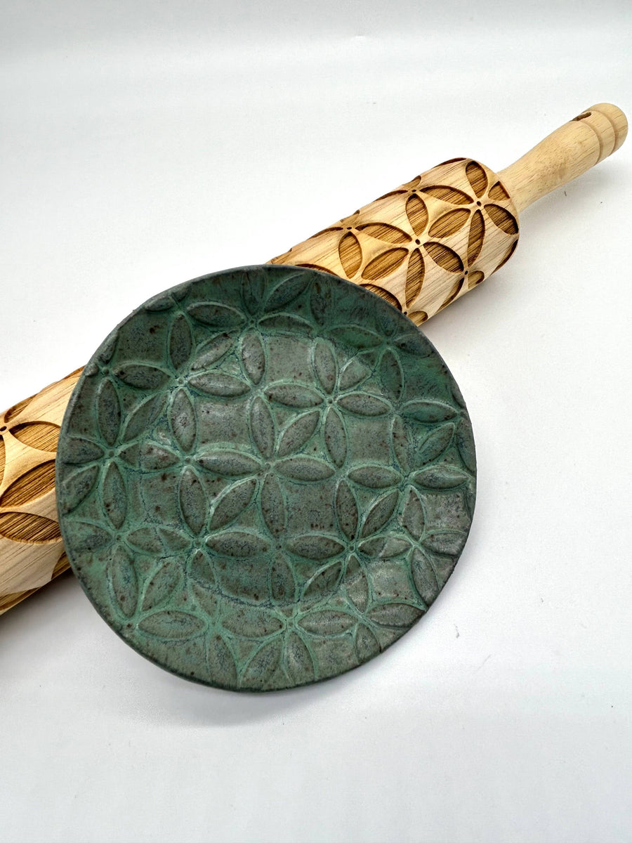 Orange Peel Embossed Rolling Pin