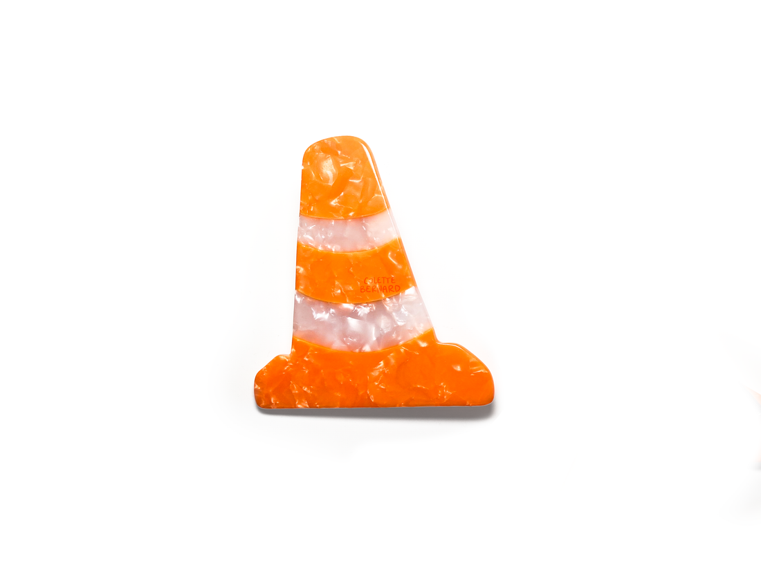 Safety Cone Hair Clip