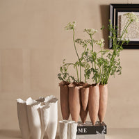 Ceramic Vase Light Gray Brown