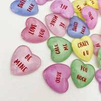 Conversation Heart Magnets: XOXO