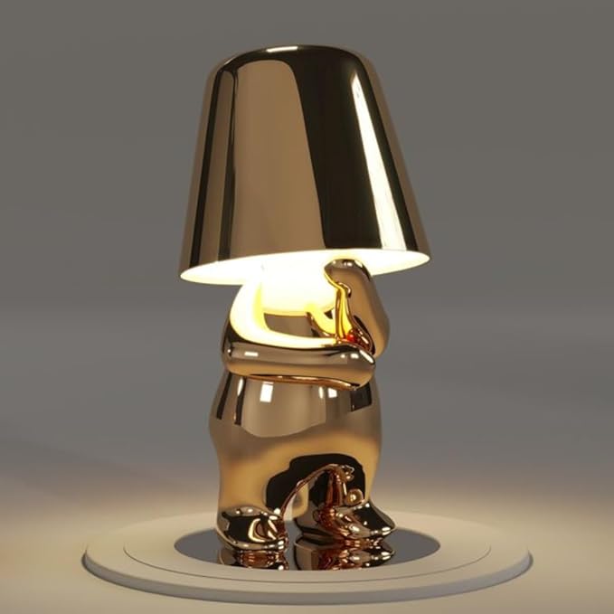 Thinker Lamps Gold or Silver