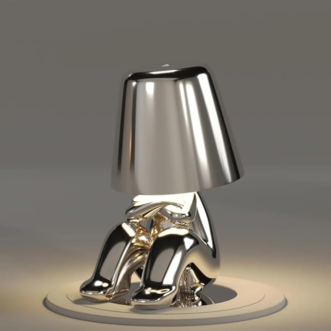 Thinker Lamps Gold or Silver