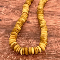 Decorative Cameroonian Bone Beads | Golden Honey