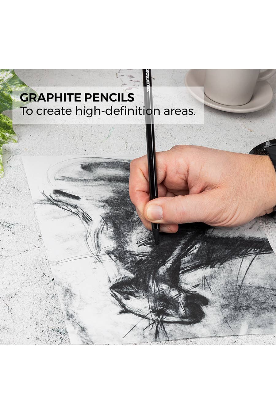 Zieler® 24 Piece Artists Charcoal Drawing Set