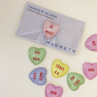 Conversation Heart Magnets: XOXO