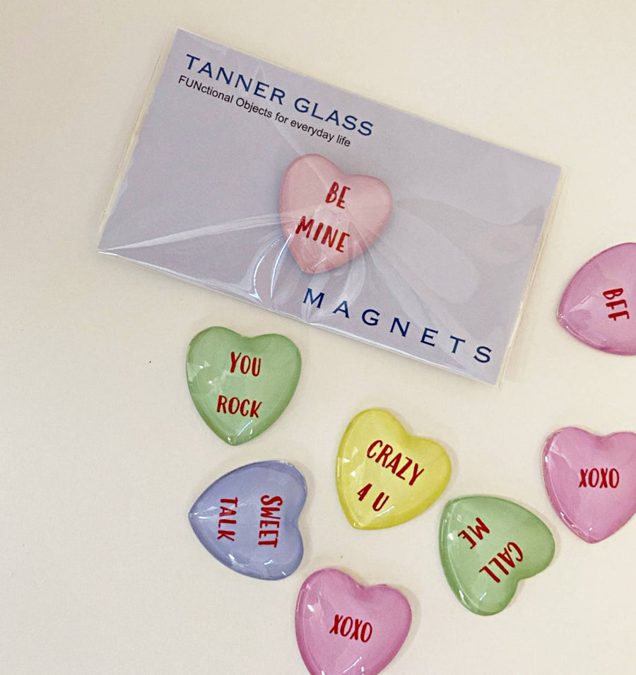 Conversation Heart Magnets: XOXO