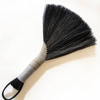 Tampico Wing Broom: Brown Dark / Leather Cord
