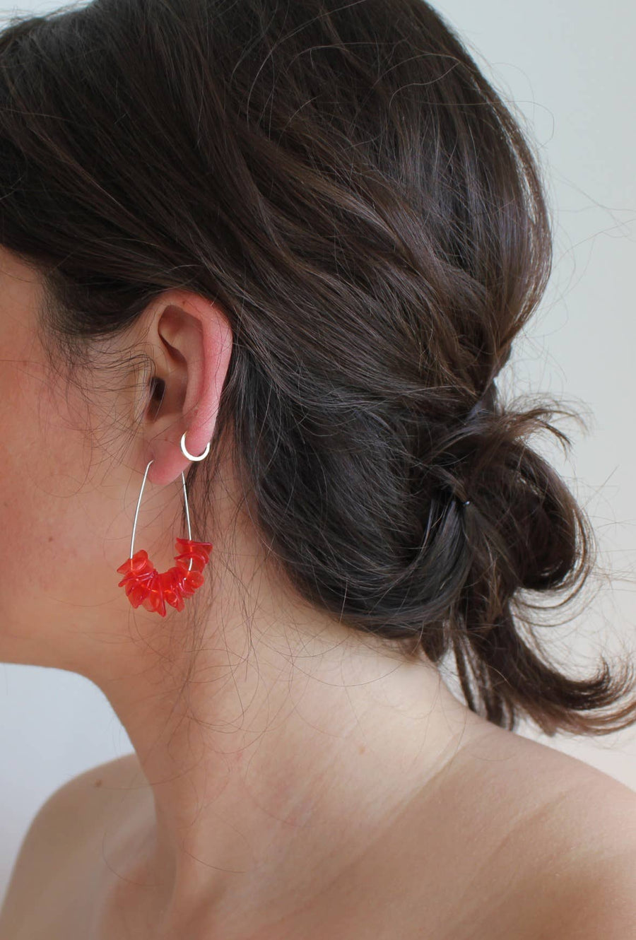 Leona Coral Drops: 14k Gold Filled
