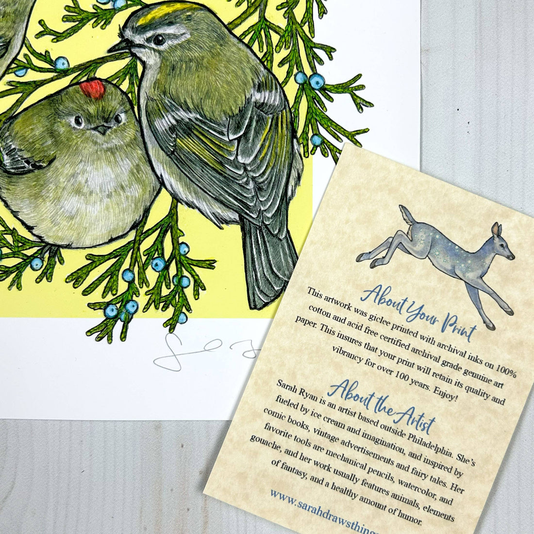 A Court of Kinglets - Archival Print
