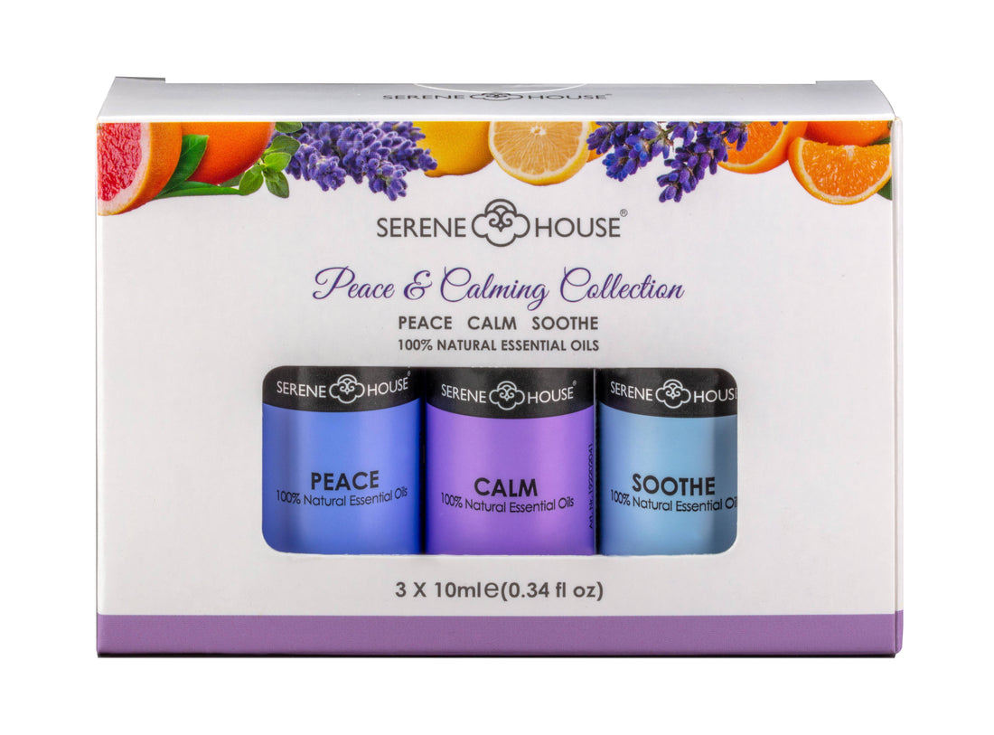 Peace & Calming Set - 100% Natural Essential Oil Set