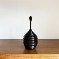 Ebony Wood Vessel - Tembe Range: Medium