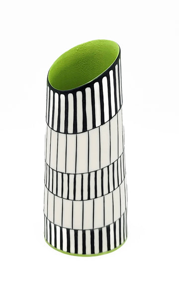 Small Vase with Green Interior