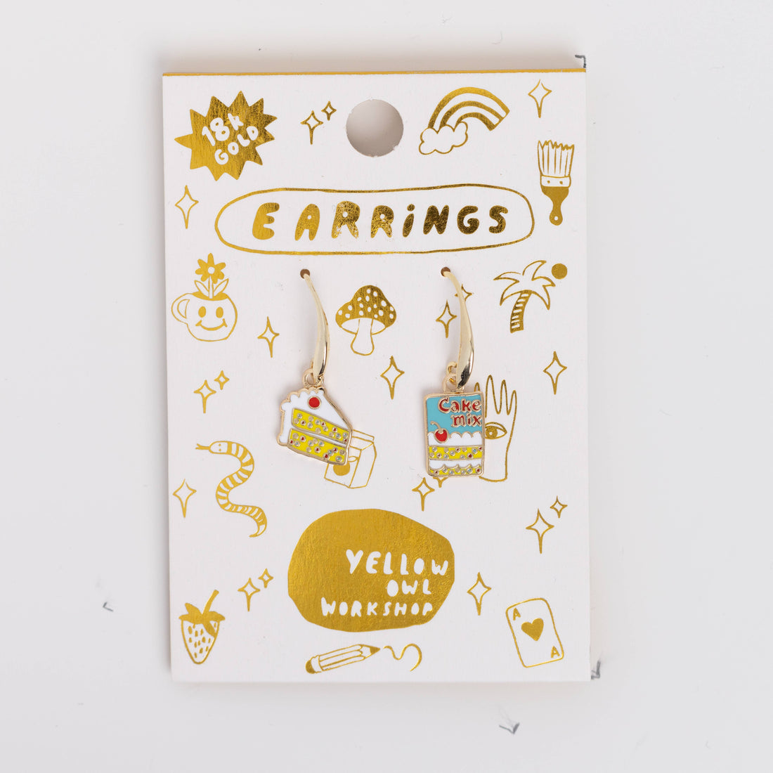 Cake & Cake Mix Earrings