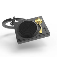 Record Player Keyring