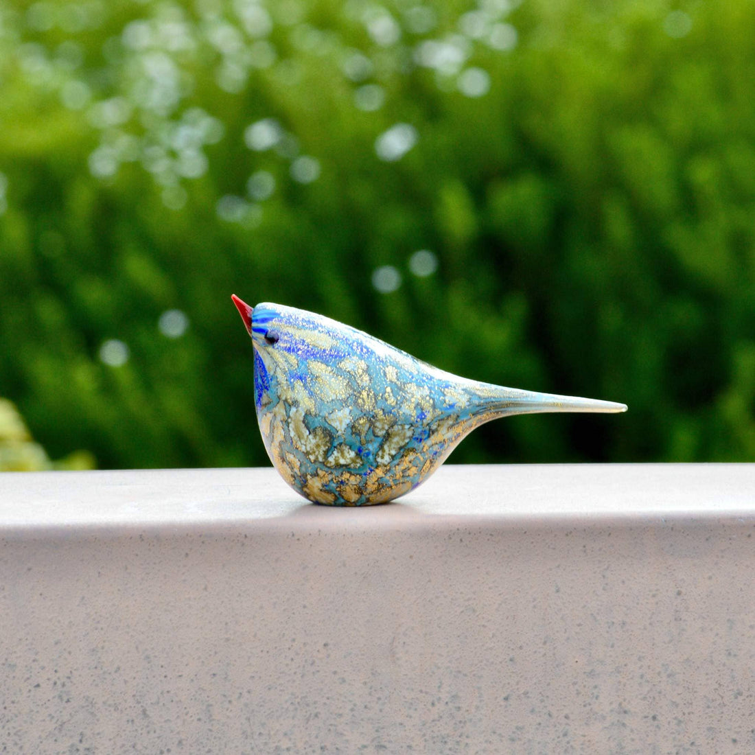 Handblown Murano Glass Chirpie Bird