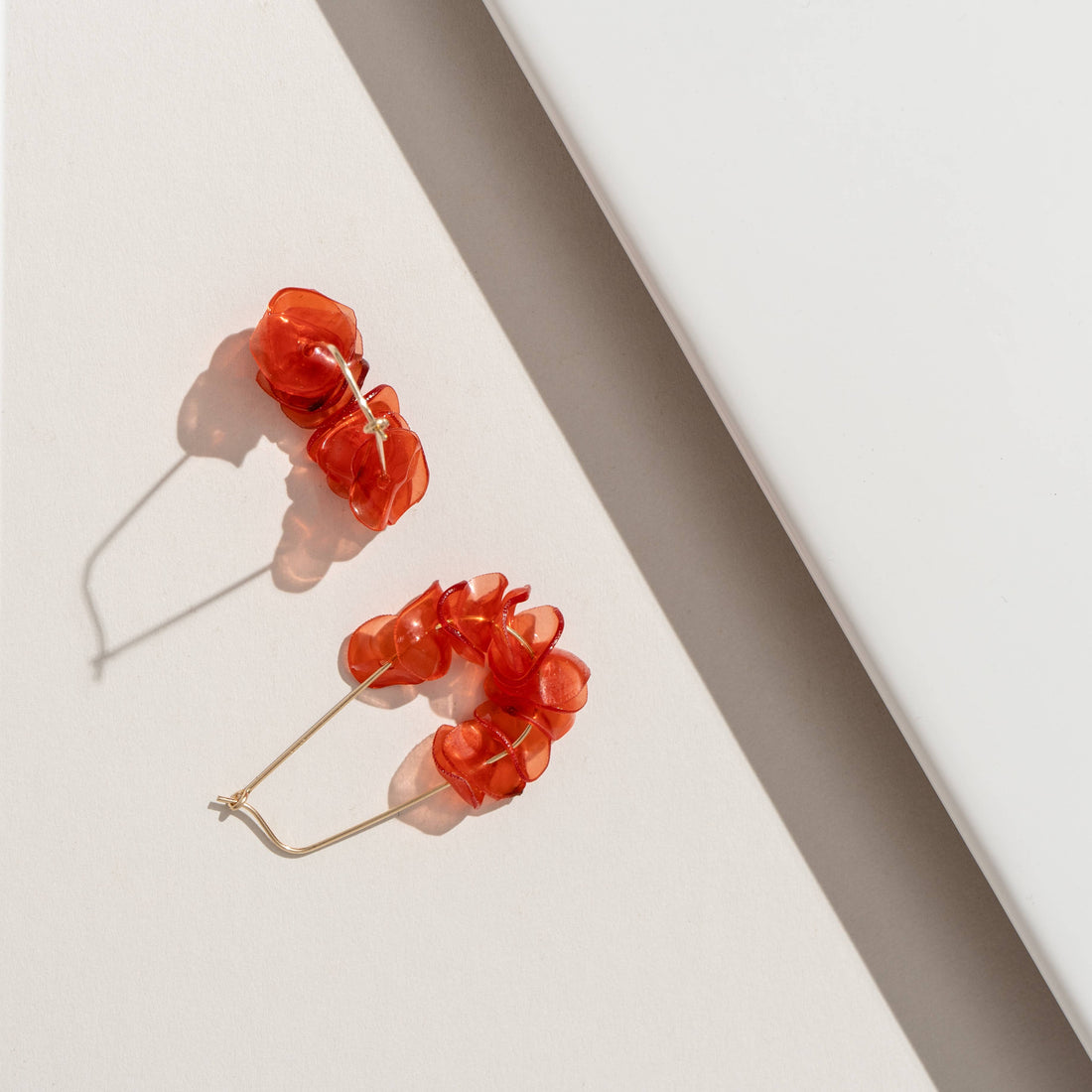 Leona Coral Drops: 14k Gold Filled