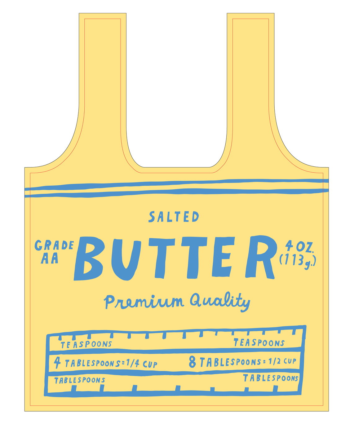 Butter Art Sack® - Eco-Friendly Reusable Tote - Baker Gift