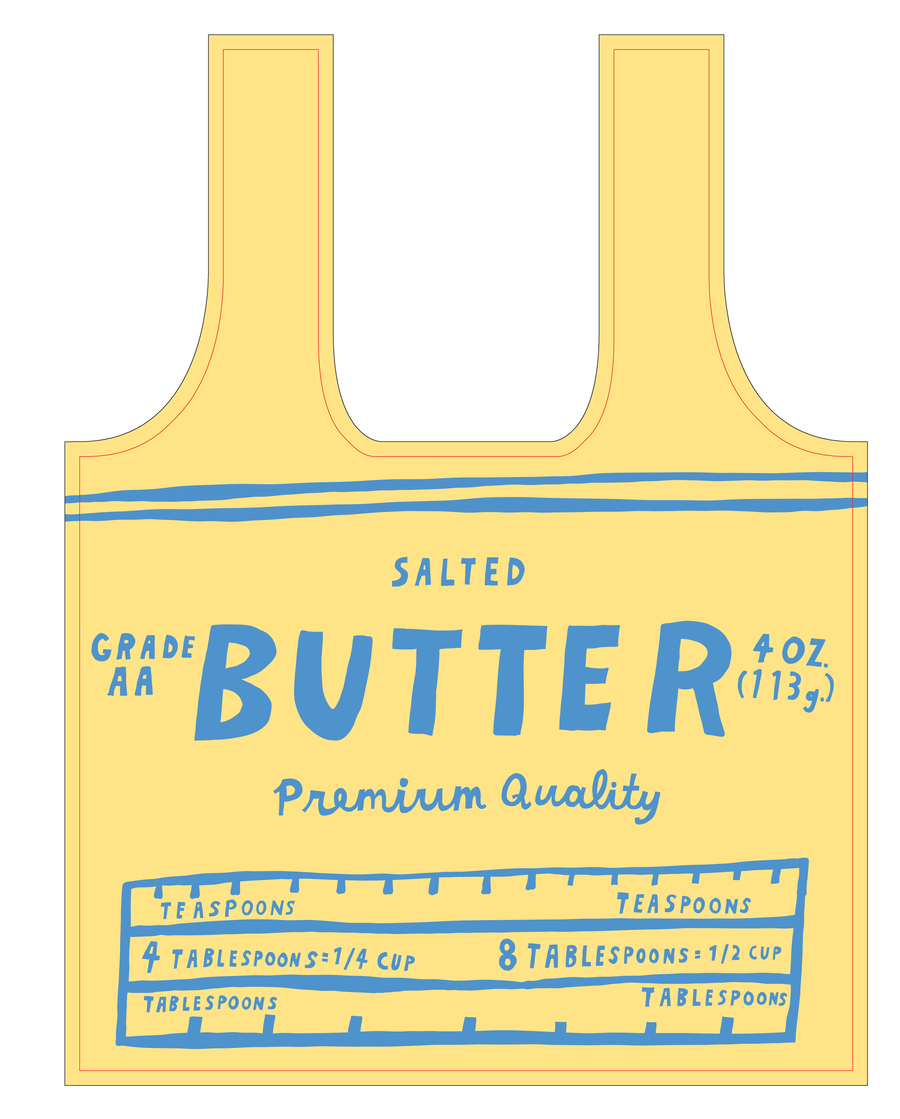 Butter Art Sack® - Eco-Friendly Reusable Tote - Baker Gift