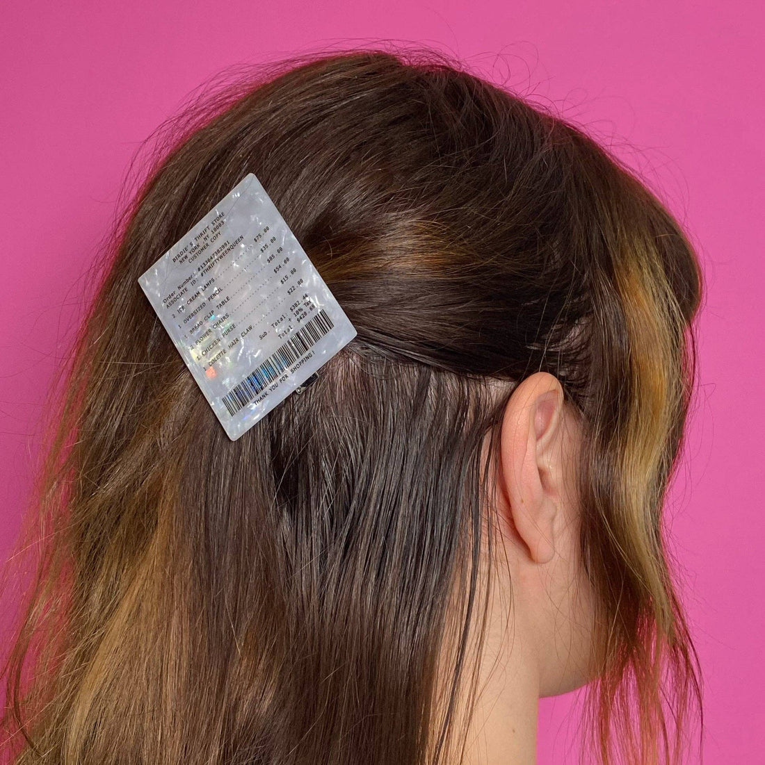 Receipt Hair Clip