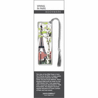 Spring In Paris Metal Bookmark