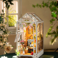 DIY Miniature House Book Nook Kit: Garden House