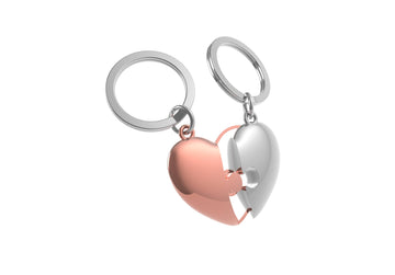 Heart Puzzle Keyring