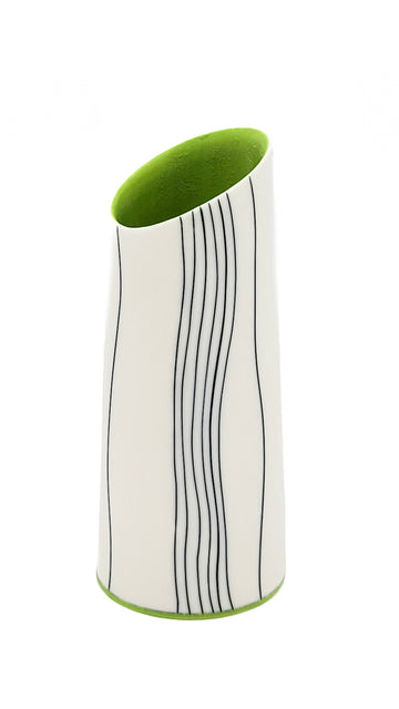 Small Vase with Green Interior