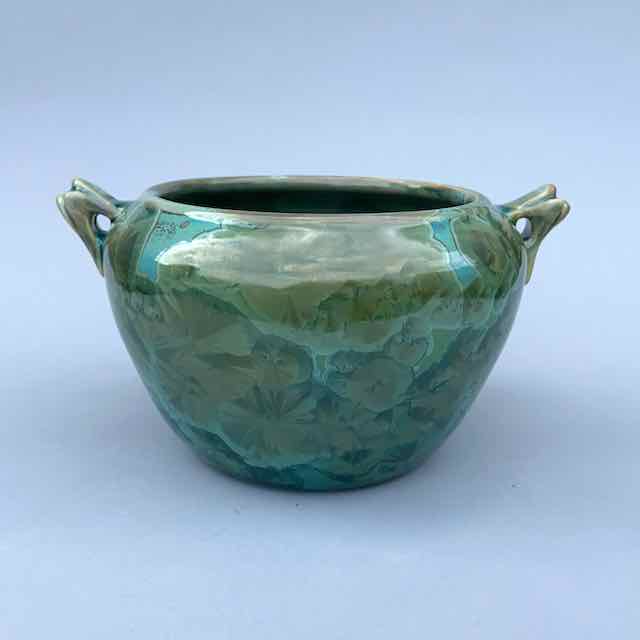 Green Open Vase #70
