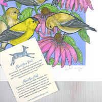 A Charm of Finches - Archival Print