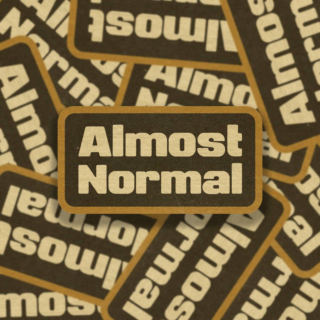 Almost Normal Vinyl Sticker