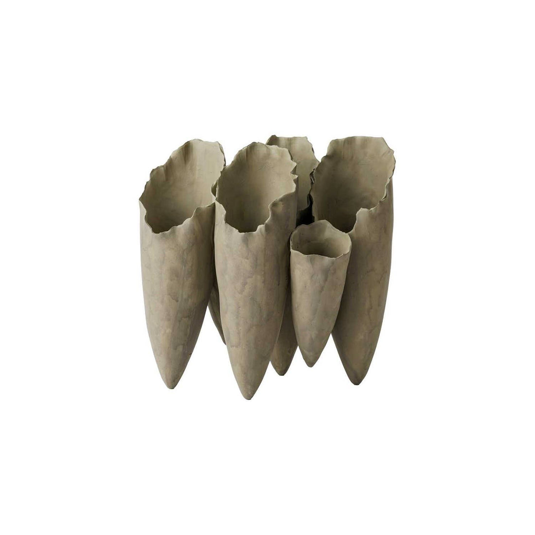Ceramic Vase Gray Green