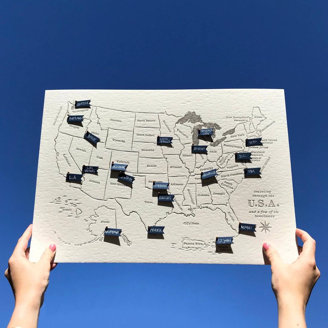 USA Travel Map Kit