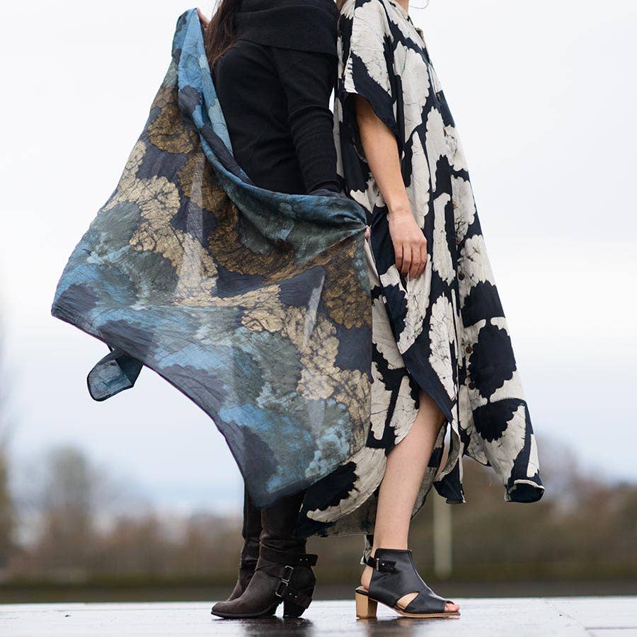 Sunset Block Print dress