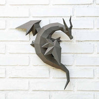 Dragon 3D PaperCraft Origami Wall Art