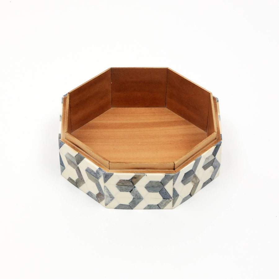 U Pattern Hexagon Box