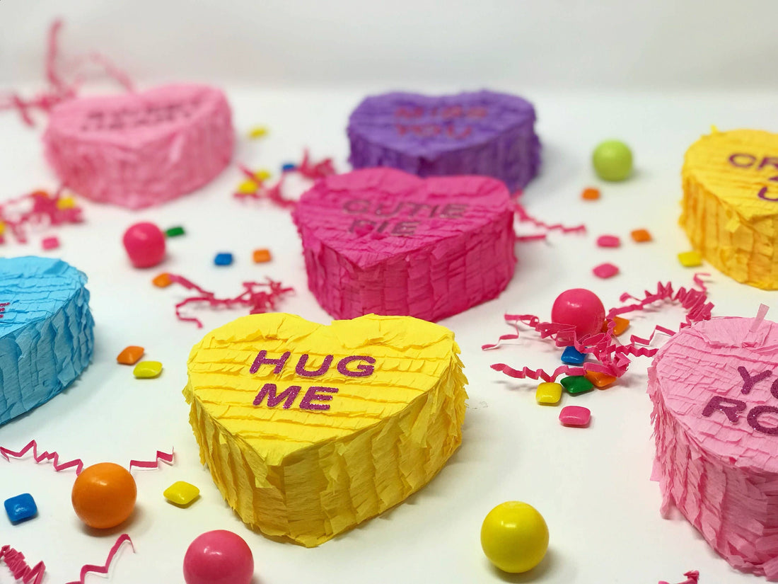 Mini Heart Piñatas