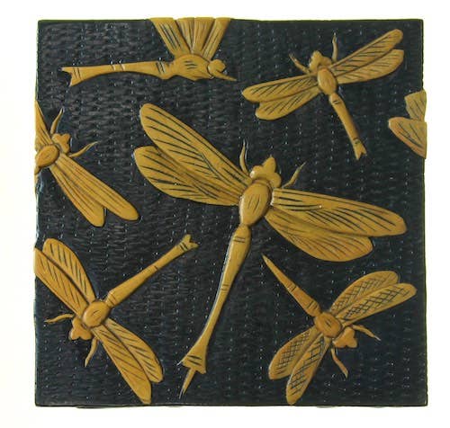 Dragonflies Soapstone Trinket Box