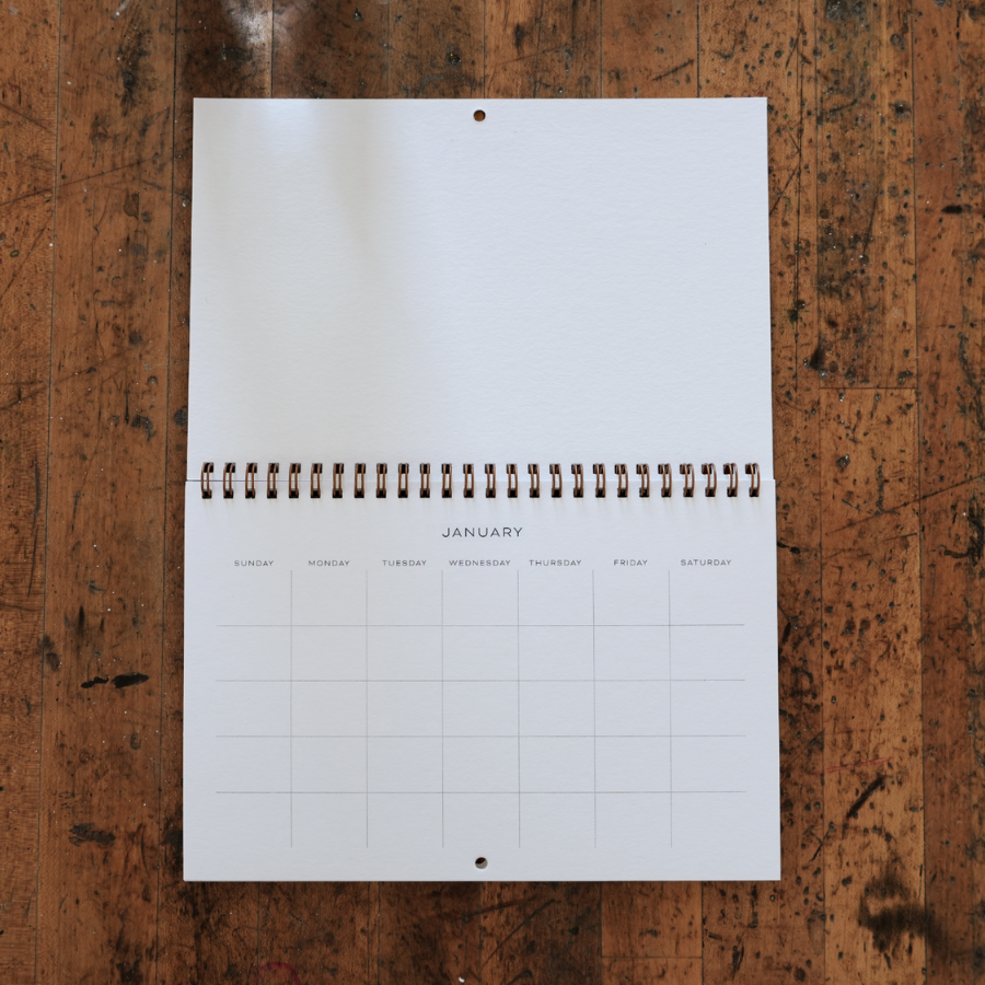 Paint Your Own Watercolor Calendar