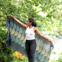 Blue Moon Block Print Scarf