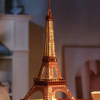 3D Wooden Puzzle w/ LED Lights: Night of the Eiffel Tower