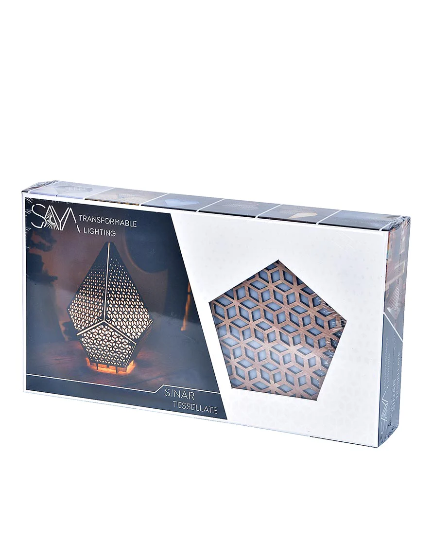 SINAR Tessellate 3D Papercraft Table Lamp