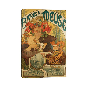 Bieres de La Meuse, 1897 Giclée Canvas Print