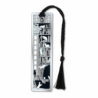 Nine Lives Metal Bookmark