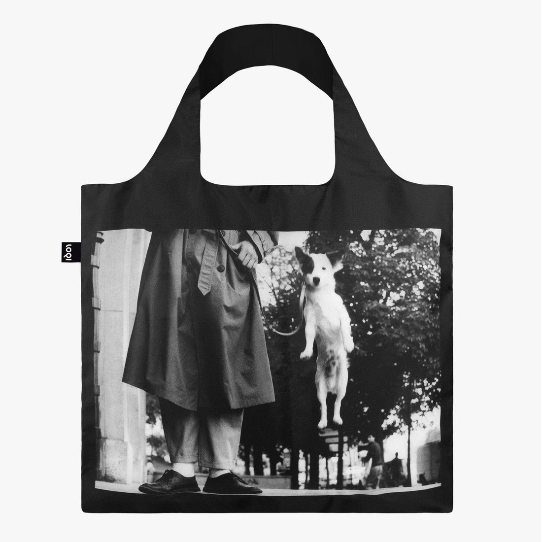 Elliott Erwitt Dog Jumping Recycled Bag