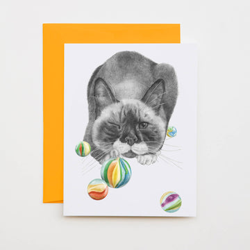 Brutus Bangor (Beefcake) Cat Note Card